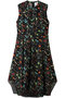 BLISS FLORAL スリーブレス シフォンヘム ドレス 3.1 フィリップ リム/3.1 Phillip Lim ブラックマルチ