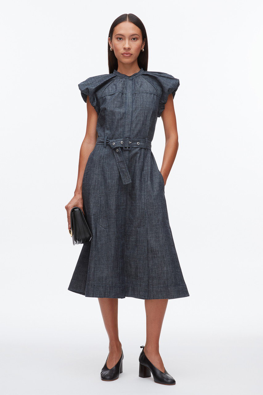 3.1 Phillip Lim / スリーワンフィリップリム | シルク ボーダー レース 切替 チュニック ペチコート付き | 0 | ブラック | レディース 3.1 Phillip Lim - 3.1 phillip lim スリーワンフィリップリム