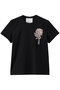 マーチ Tシャツ with フラワーアップリケ 3.1 フィリップ リム/3.1 Phillip Lim ブラック