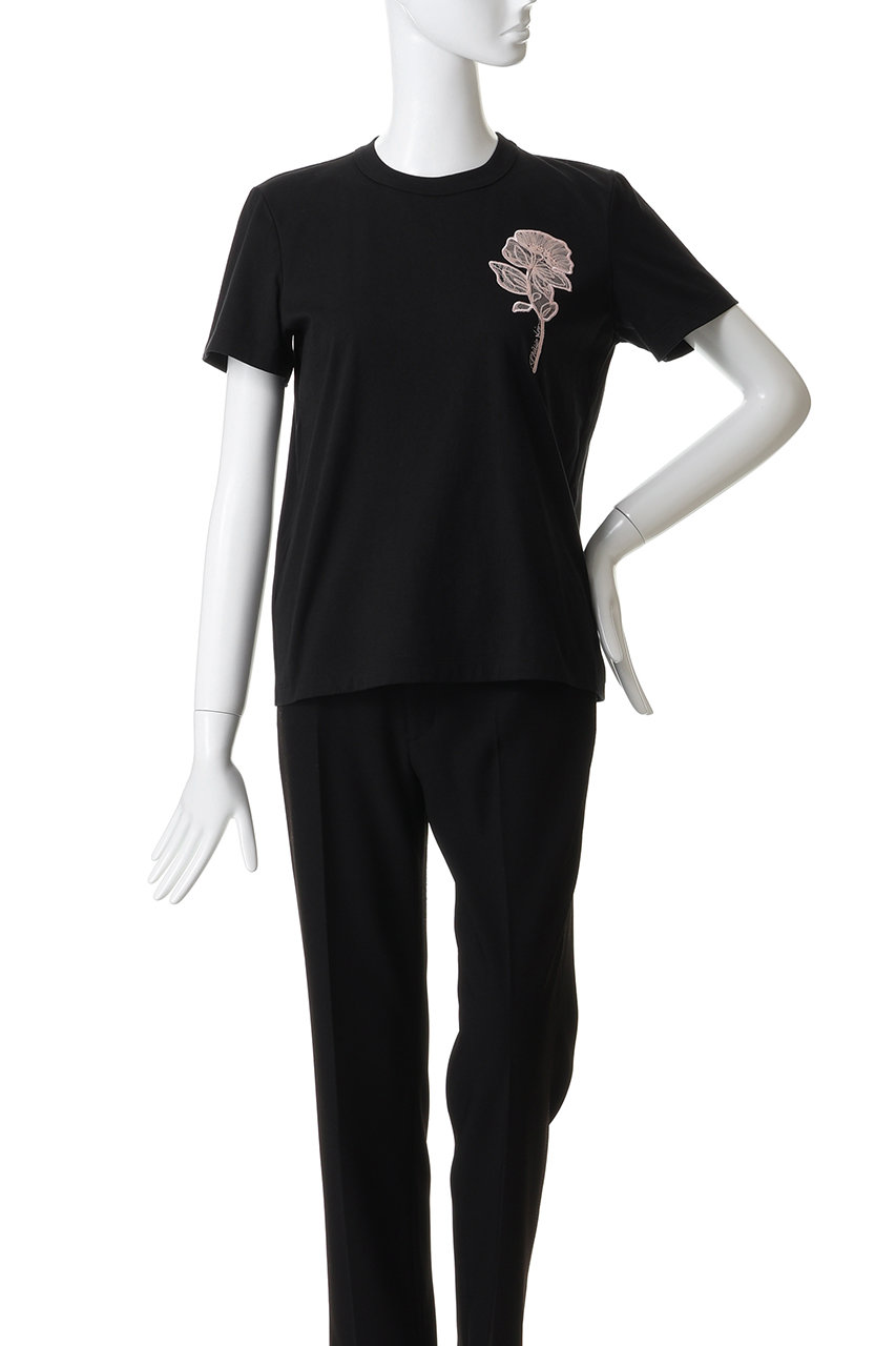 【極美品】3.1 Phillip Lim フラワー＆ホールデザイン Tシャツ 3.1 Phillip Lim(3.1 フィリップ リム)｜フラワー エンブロイダード T