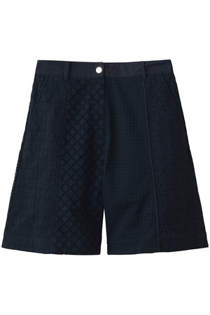 3.1 フィリップ リム/3.1 Phillip LimのBROIDERIE ANGLAISE パッチワーク バミューダ ショーツ(110600/110603)