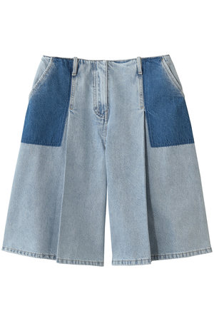 ゴースト パッチ ライトウェイト デニム バミューダ ショーツ