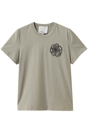 3.1 フィリップ リム/3.1 Phillip Limのフラワー エンブロイダード Tシャツ(110100/110102)
