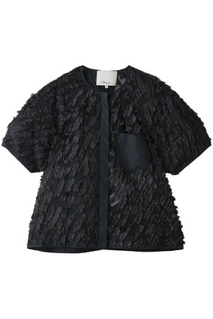 3.1 フィリップ リム/3.1 Phillip LimのTEXTURE ORGANZA ランタンスリーブシャツ(110400/110402)