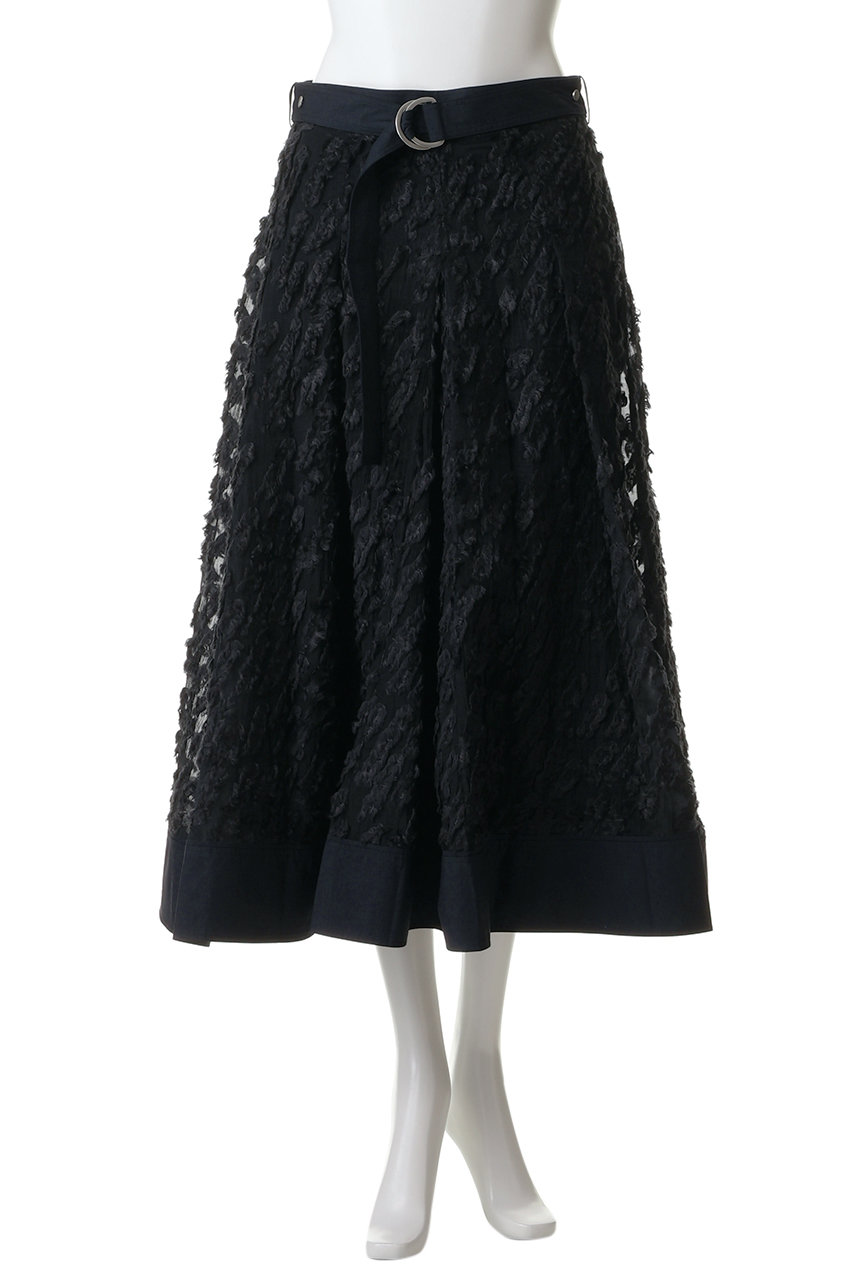 3.1 PHILLIP LIM ビニールレーススカート 3.1 Phillip Lim(3.1 フィリップ リム)｜TEXTURE ORGANZA ベルテッド