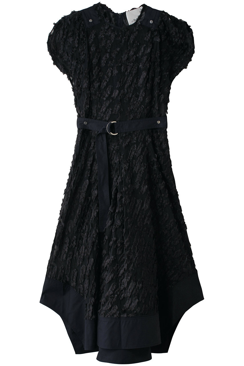 3.1 フィリップ リム/3.1 Phillip LimのTEXTURE ORGANZA ベルテッドチューリップドレス(ミッドナイト/P26191140OFC)