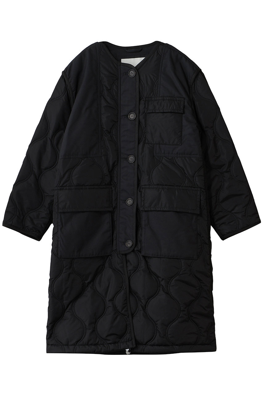 3.1 Phillip Lim QUILTED NYLON コンビ コート (ブラック, XS) 3.1 フィリップ リム ELLE SHOP
