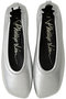 ストレッチバック バレフラットシューズ 3.1 フィリップ リム/3.1 Phillip Lim シルバー