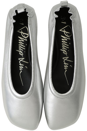 ストレッチバック バレフラットシューズ