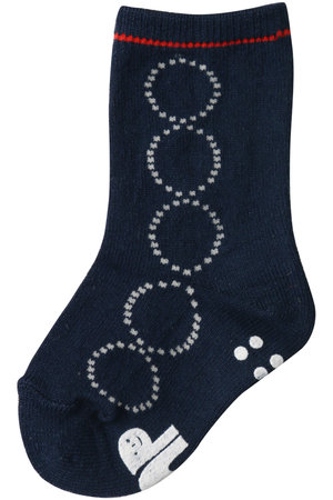 ミナ ペルホネン/mina perhonenの【BABY】tambourine ソックス ネイビー 9-11cm(200800/200804)