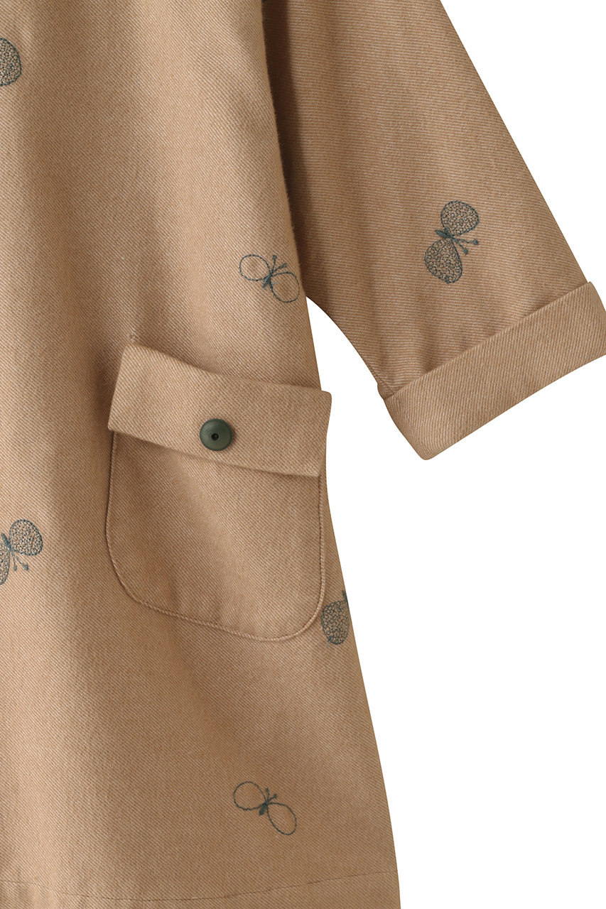 Mina Perhonen ミナ ペルホネン Baby Choucho ワンピース ベージュ の通販 Elleshop エル ショップ