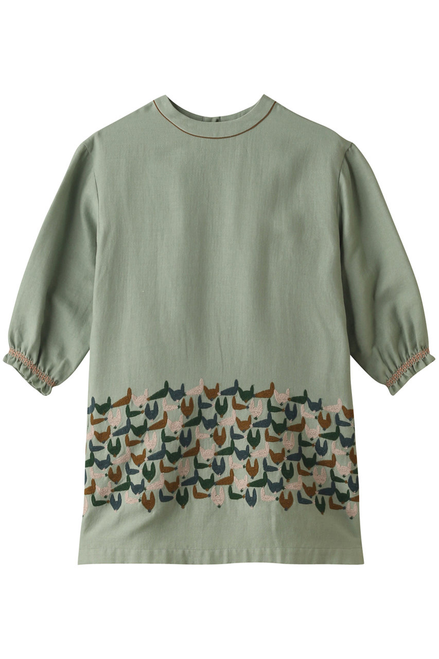 Mina Perhonen Kids Repo ワンピース グリーン の通販 Elleshop エル ショップ