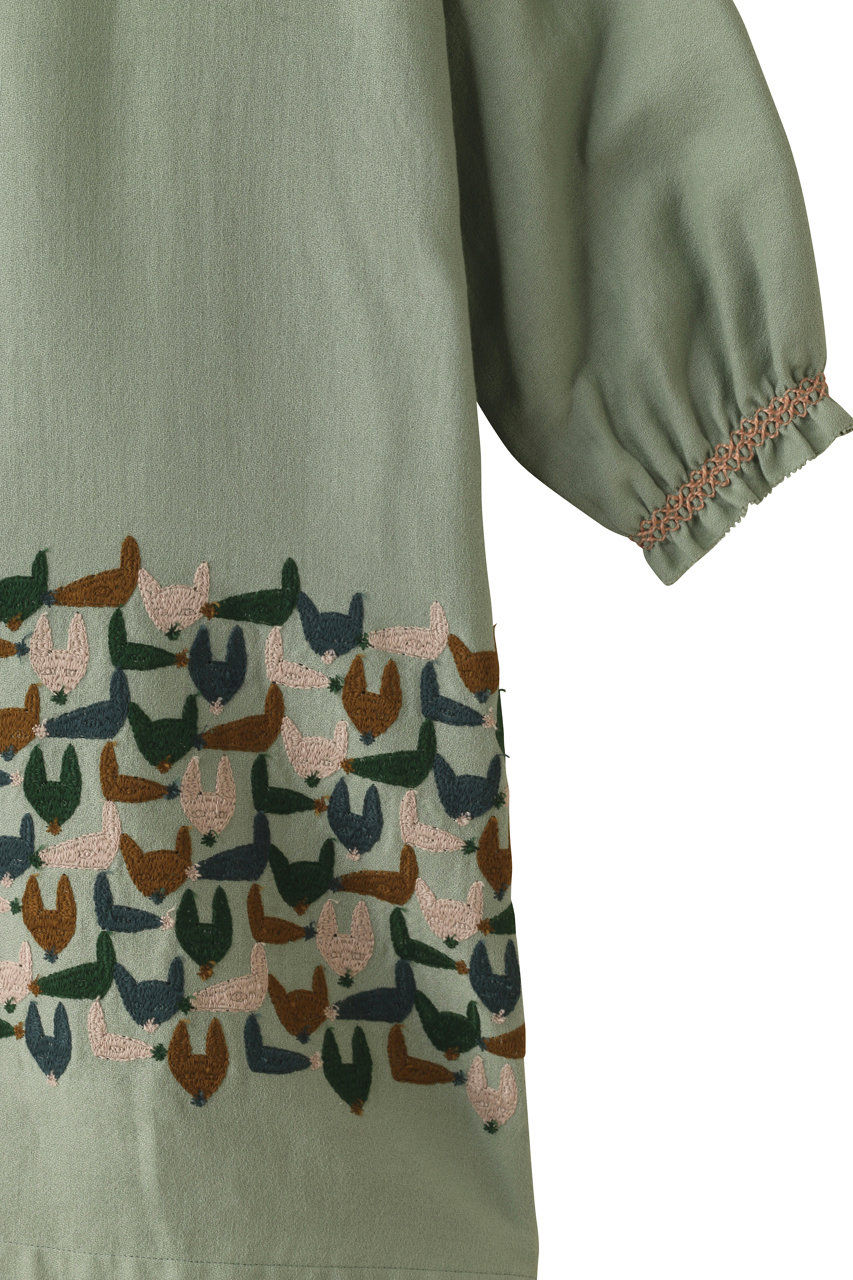 Mina Perhonen ミナ ペルホネン Kids Repo ワンピース グリーン の通販 Elleshop エル ショップ