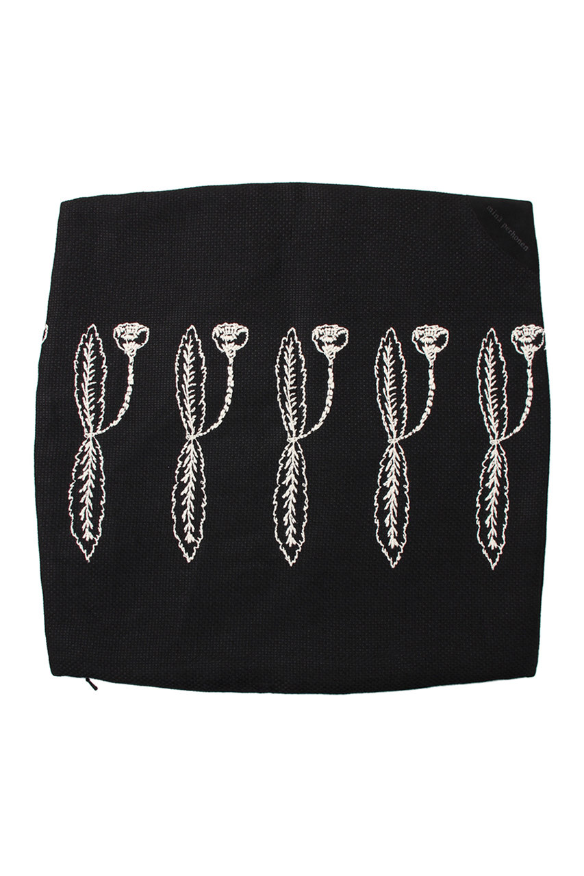 ＜ELLE SHOP＞ mina perhonen ravioli cushion クッションカバー(約40×40cm) (ブラック F) ミナ ペルホネン ELLE SHOP
