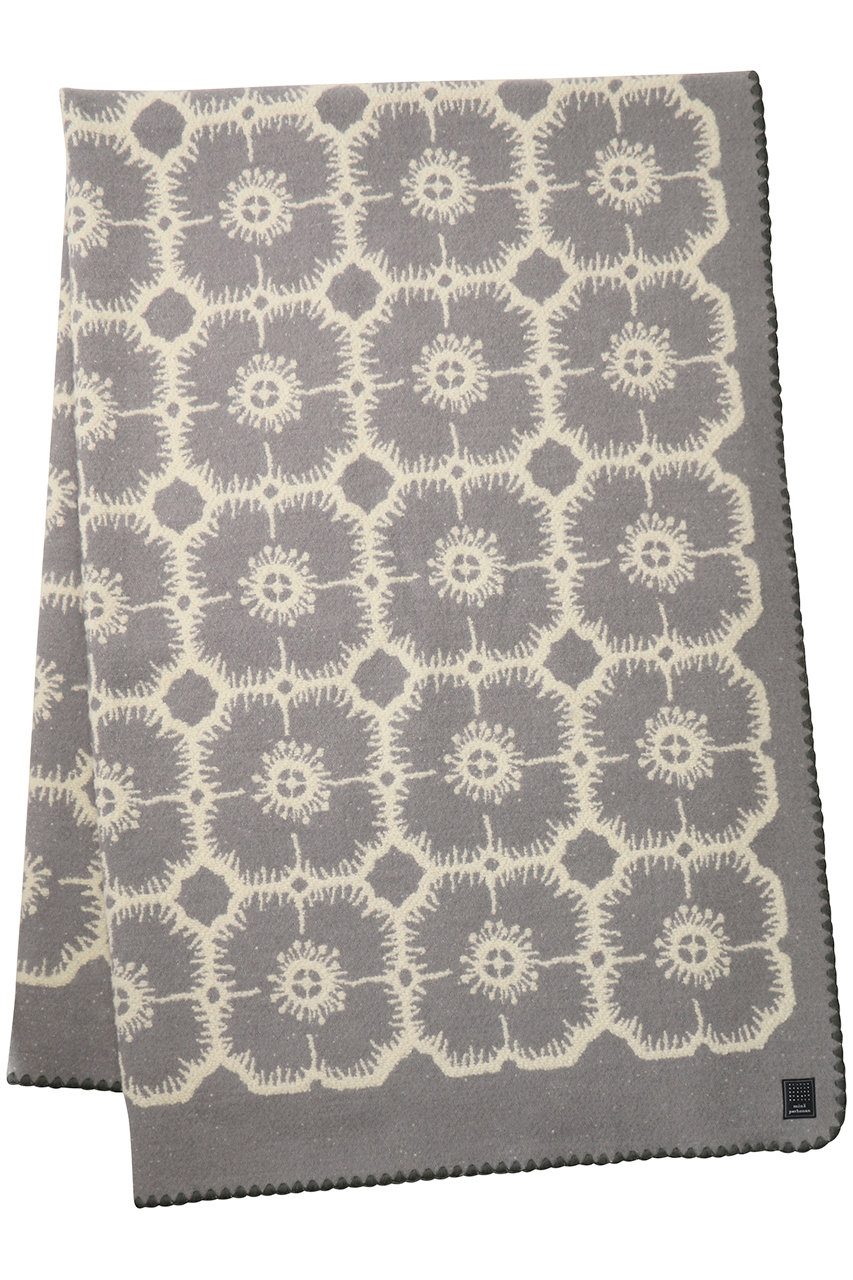 mina perhonen anemone オリジナルブランケット 約210 × 145cm (グレー F) ミナ ペルホネン ELLE SHOP画像