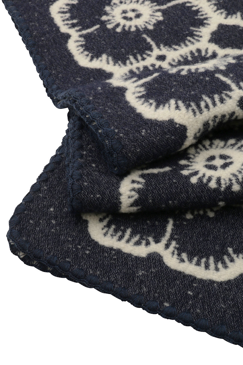 ミナペルホネン ブランケット アネモネ ネイビー Sサイズ mina perhonen》anemone ブランケット(S) / navy | cirkel mote
