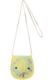【KIDS】flower crown ショルダーバッグ グレー F