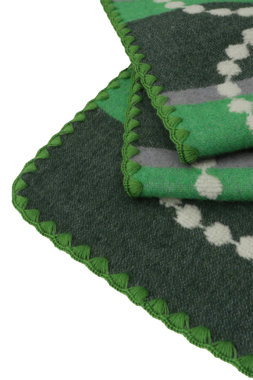 mina perhonen(ミナ ペルホネン)｜tambourine borderブランケット