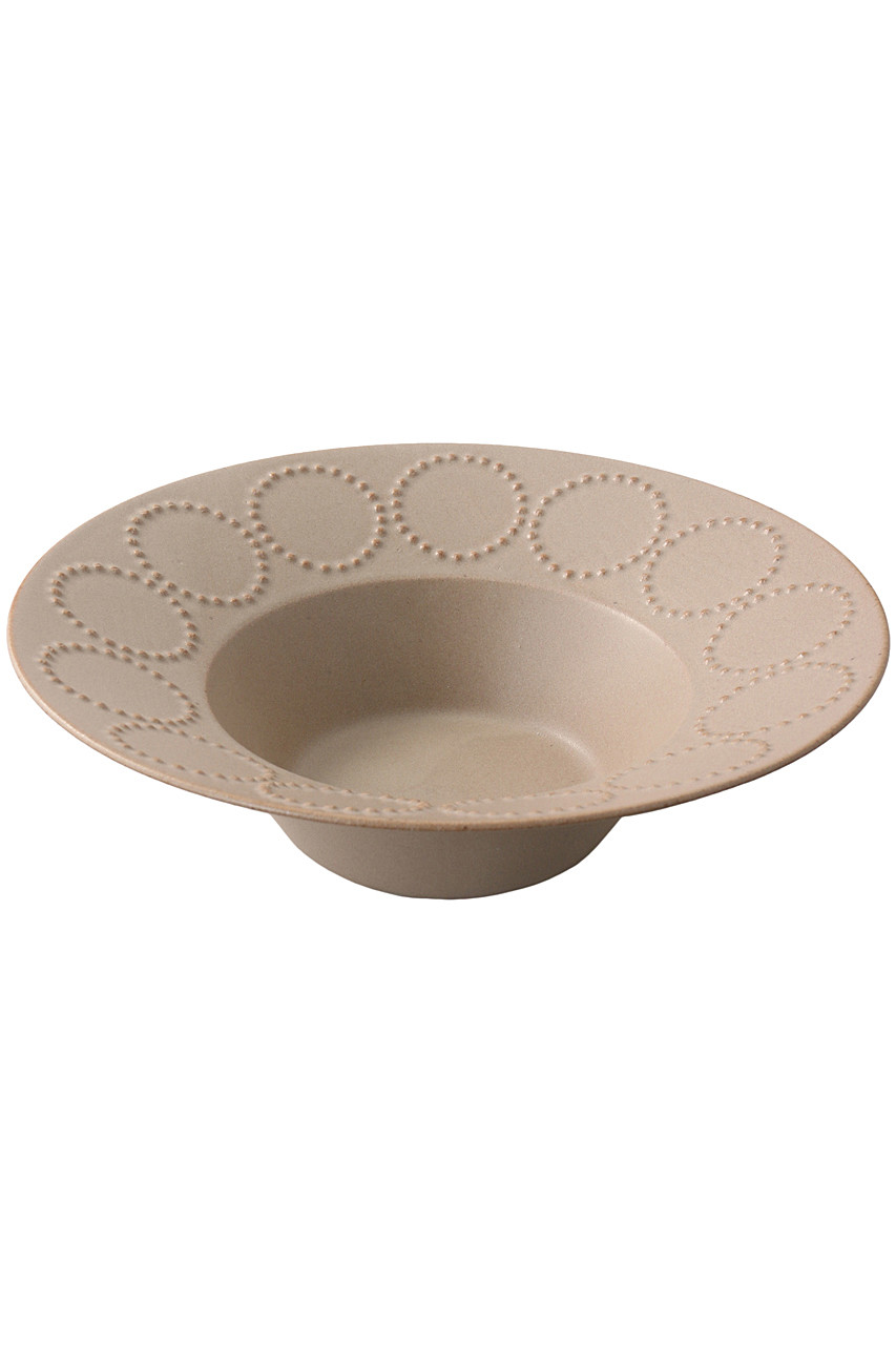 ミナ ペルホネン/mina perhonenのtambourine 深皿 23cm(ライトブラウン/TW0204)