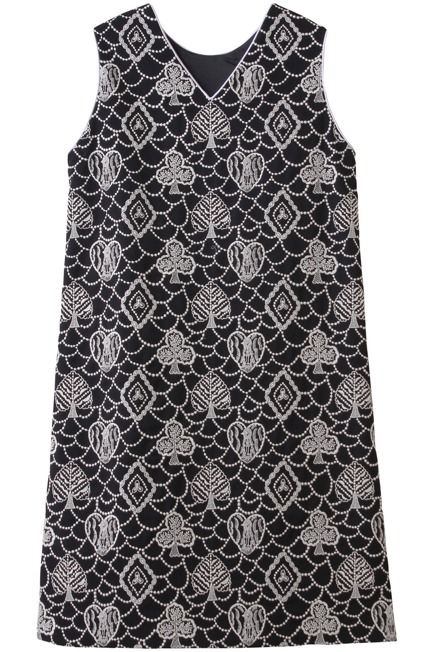 mina perhonen ネイビー ワンピース 140 mina perhonen tambourine ワンピース - ミナペルホネン正規取扱