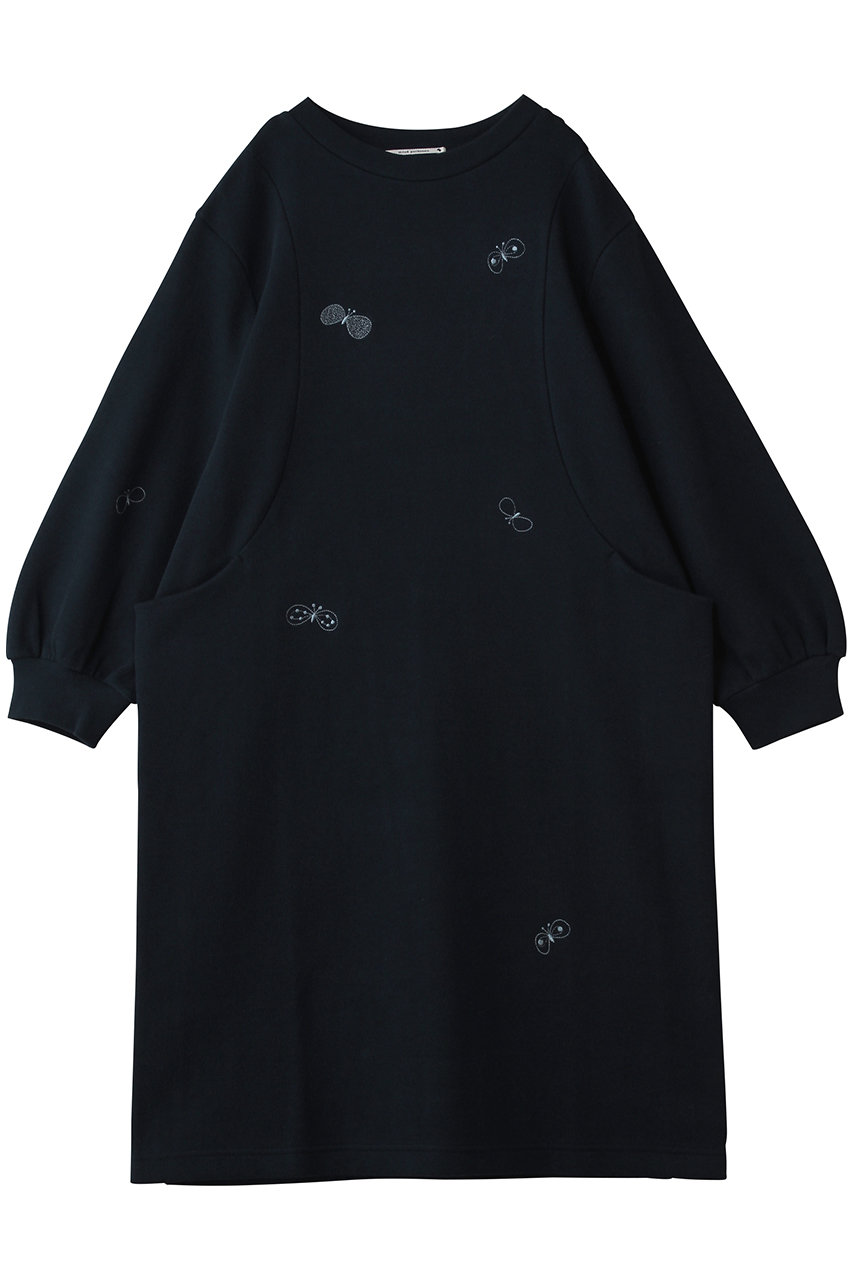 ミナ ペルホネン/mina perhonenの【KIDS】choucho ワンピース ネイビー 160/14Y(ネイビー/ADA8497PD)