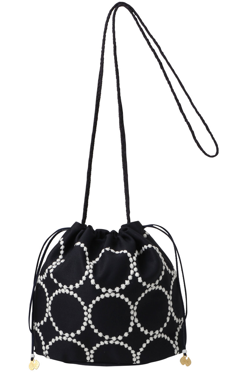 ミナ ペルホネン/mina perhonenの【KIDS】gem pochette ポーチ(ネイビー/BC7002P)