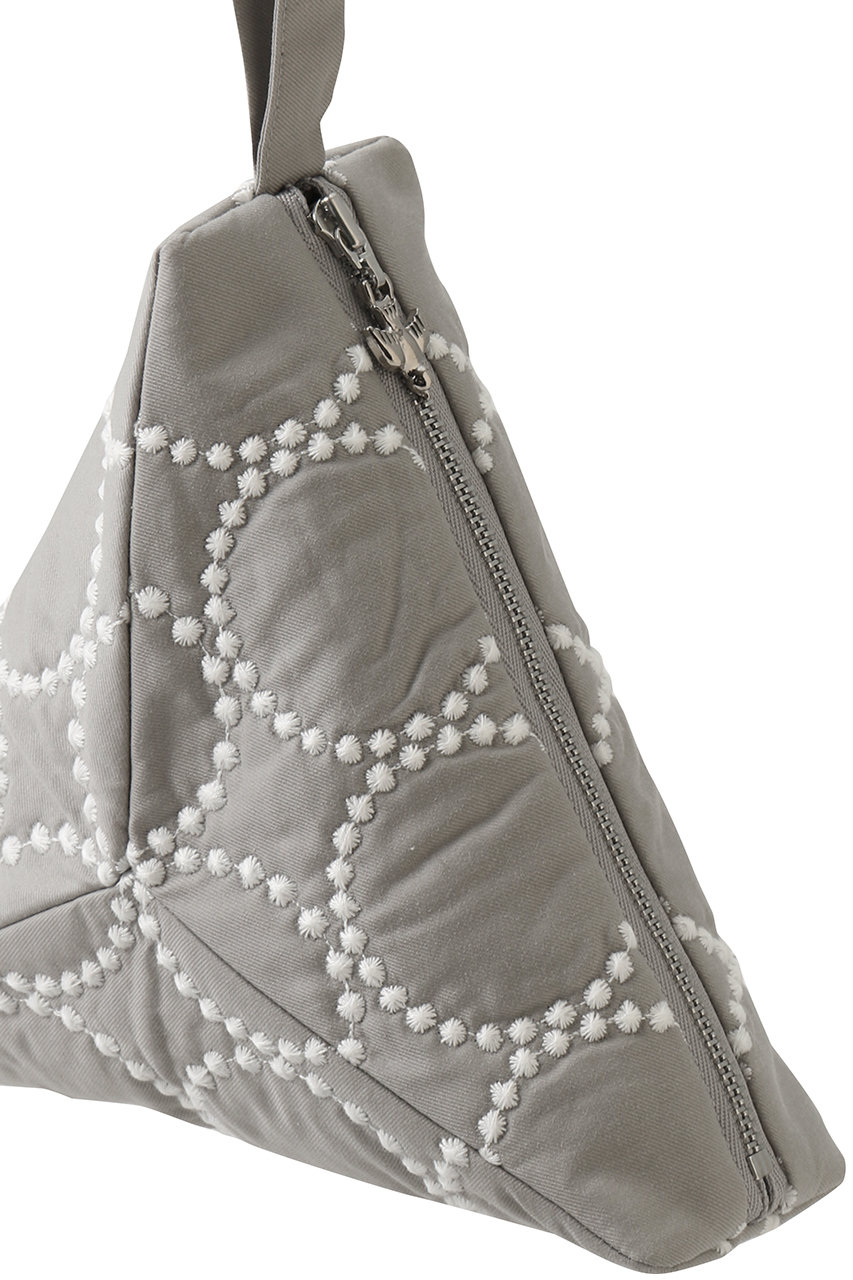 mina perhonen(ミナ ペルホネン)｜crystal pouch ポーチ L/グレー の