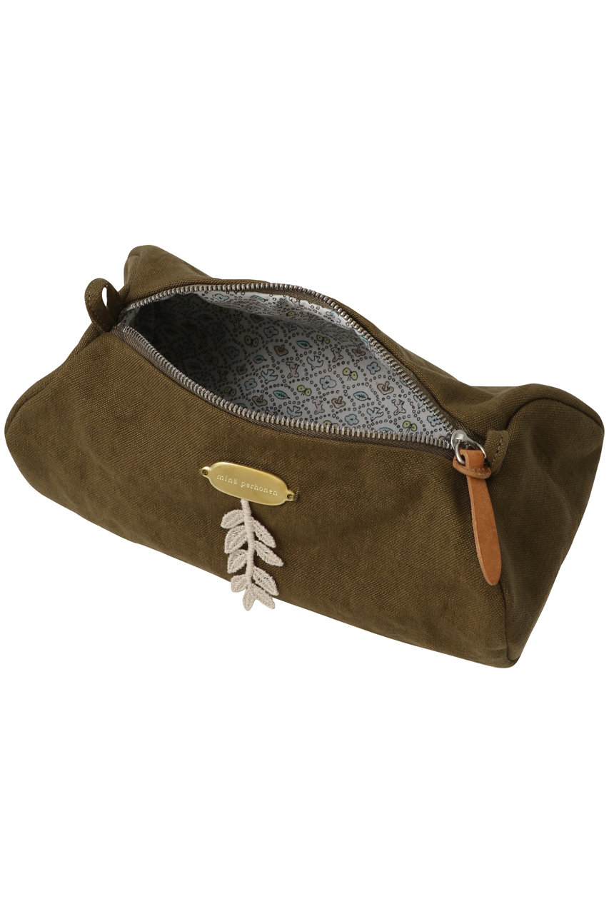 mina perhonen(ミナ ペルホネン)｜rotolo pouch ポーチ/カーキ の通販