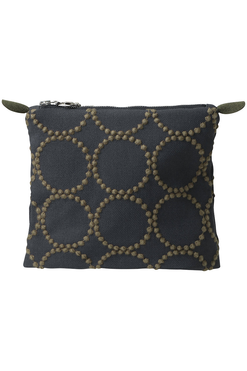 mina perhonen(ミナ ペルホネン)｜korva pouch ポーチ/チャコール の