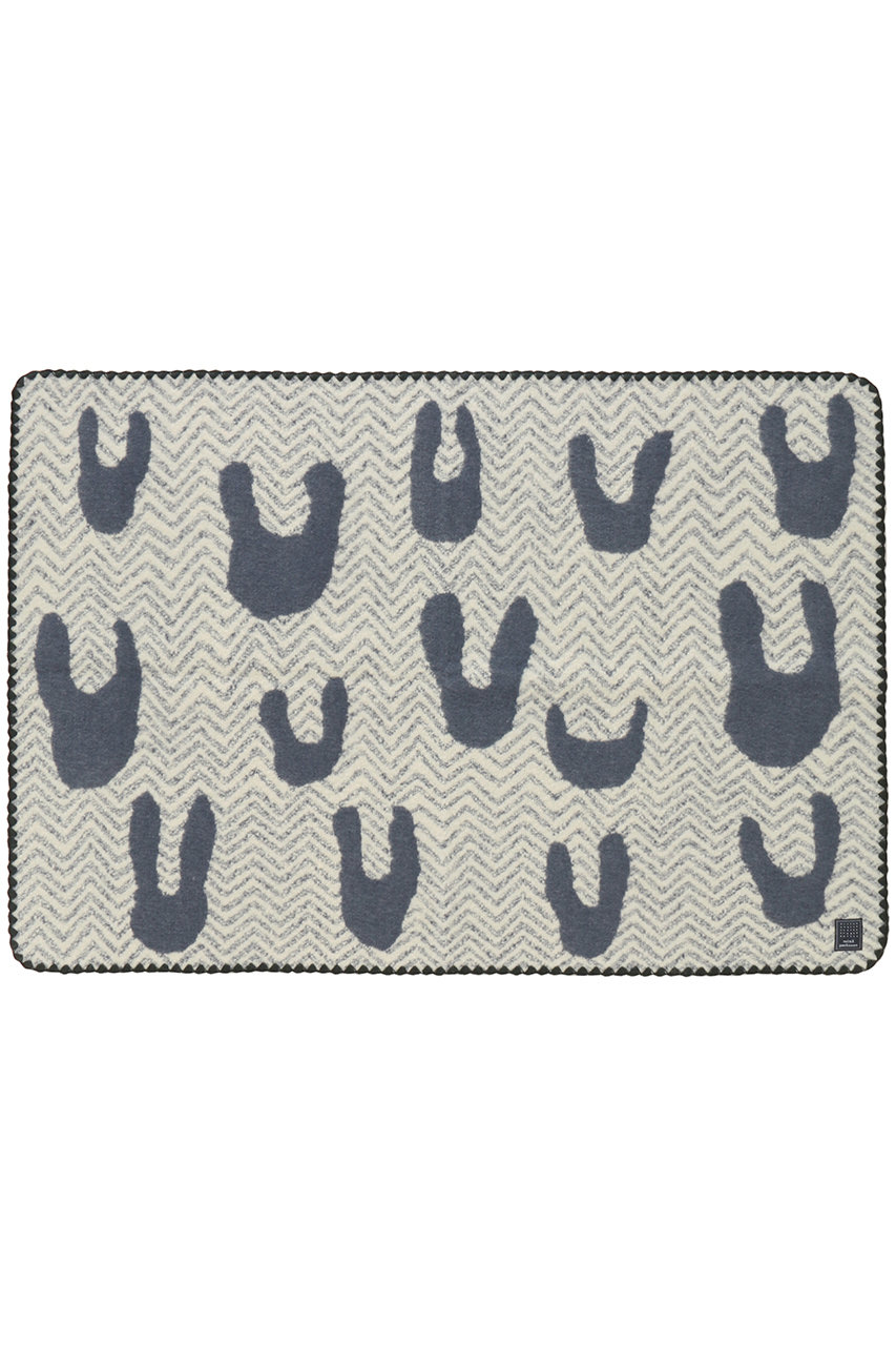 mina perhonen(ミナ ペルホネン)｜one cat and rabbits ブランケット