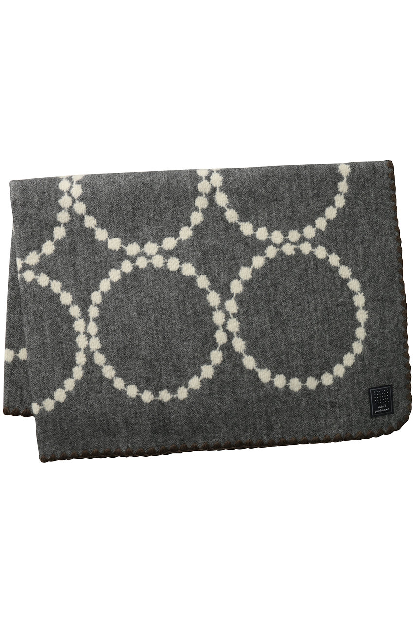 ミナ ペルホネン/mina perhonenのtambourine ブランケット extra small 約72.5×105cm(グレー/ACA7594)