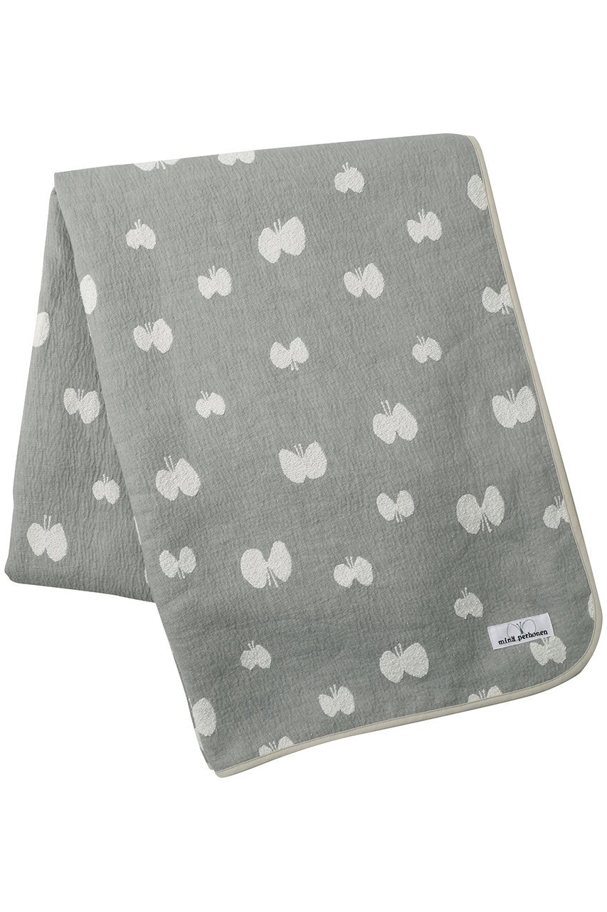 ミナ ペルホネン/mina perhonenの【BABY】hana hane おくるみ(グレー/AES7341P)