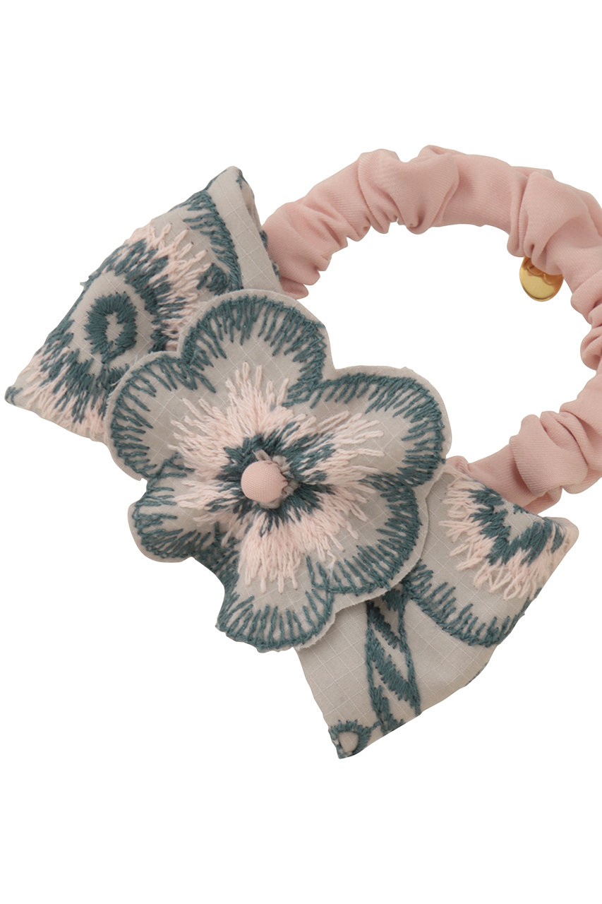 【美品】  mina perhonen / ミナペルホネン | jelly flower リネン エンブロイダリー トップス | 40 | ブラック/ライトイエロー/ベージュ | レディース 100 ミナ ペルホネン リネンエンブロL【箱入】choucho イエロー