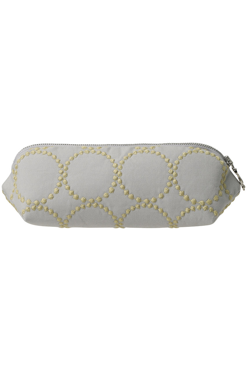 mina perhonen(ミナ ペルホネン)｜quartz pouch ポーチ/ライトグレー
