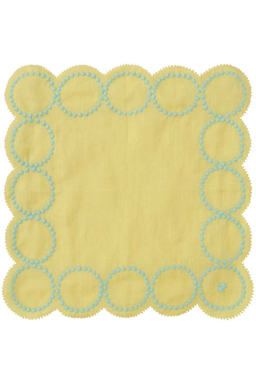 ミナ ペルホネン/mina perhonenのtambourine ハンカチ(イエロー/AES7800)