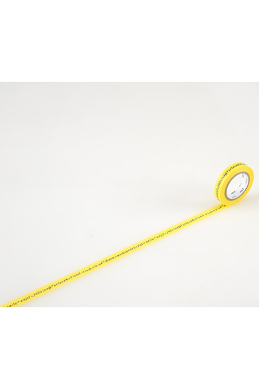 mina perhonen 【mt】×mina perhonen マスキングテープ(9mm) (shiritori-yellow, 9mm×10m) ミナ ペルホネン ELLE SHOP
