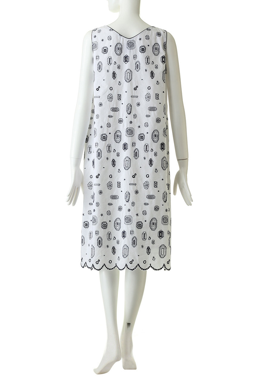 Mina Perhonen ミナ ペルホネン Gemma ワンピース ホワイト の通販 Elleshop エル ショップ