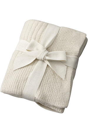 ベアフット ドリームズ/BAREFOOT DREAMSの【BABY&KIDS】コージーシックライト リブ編みブランケット ソフトアーモンド F(200800/200899)