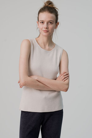 ベアフット ドリームズ/BAREFOOT DREAMSのコージーシックウルトラライト リブタンクトップ(110100/110101)