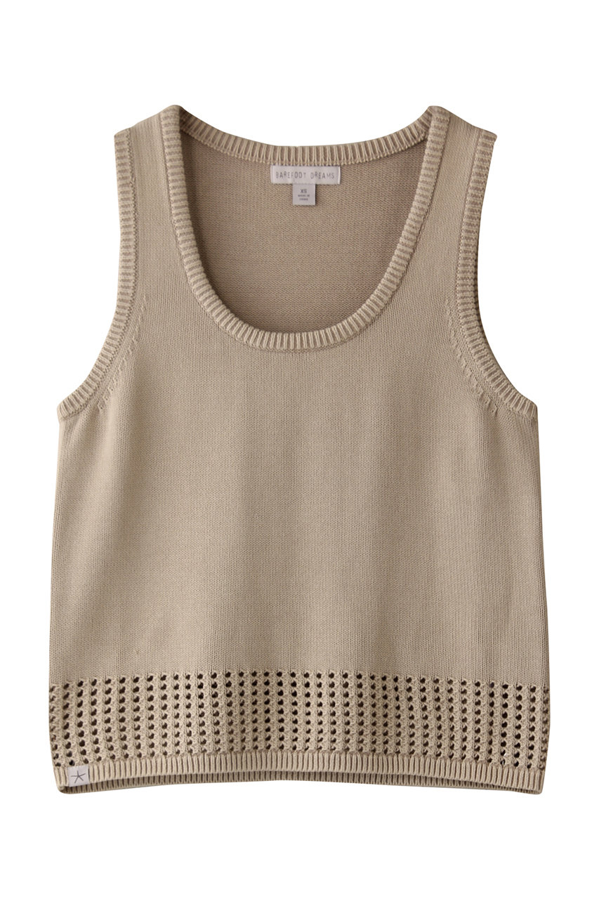 BAREFOOT DREAMS サンブリーチ メッシュ タンク (アイボリー, XS) ベアフット ドリームズ ELLE SHOP BAREFOOT DREAMS サンブリーチ メッシュ タンク (アイボリー, XS) ベアフット ドリームズ ELLE SHOP