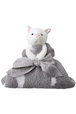 【BABY&KIDS】【日本限定】コージーシック キトゥン ブランケット バディ トップグレー F ベアフット ドリームズ/BAREFOOT DREAMS