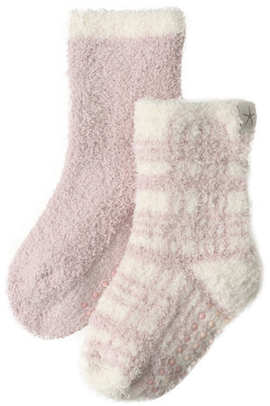 ベアフット ドリームズ/BAREFOOT DREAMSの【KIDS】コージーシック チェック柄 トドラー ソックス 2足セット