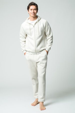 ベアフット ドリームズ/BAREFOOT DREAMSの【MEN】フリース ジップアップ フーディー(110100/110105)