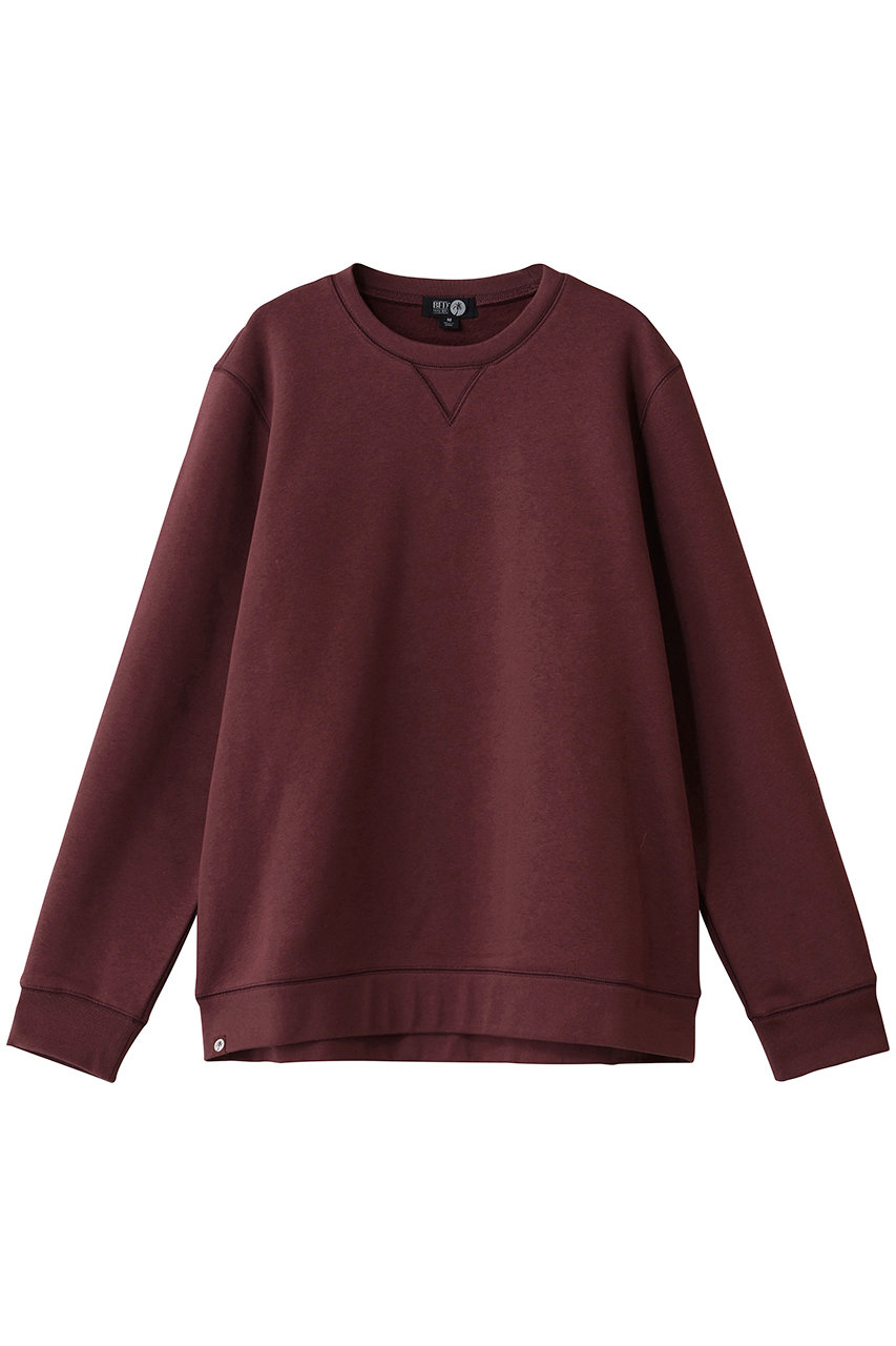 ベアフット ドリームズ/BAREFOOT DREAMSの【MEN】フリース クルーネック スウェットシャツ(ダークレッド/4220400006)