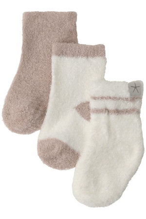 ベアフット ドリームズ/BAREFOOT DREAMSの【BABY】コージーシックライト ベビーソックス 3足セット