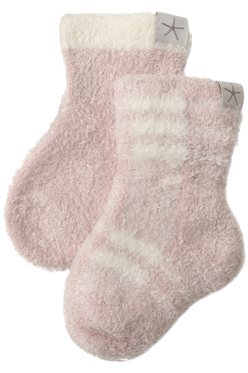 ベアフット ドリームズ/BAREFOOT DREAMSの【BABY】コージーシックライト チェック柄 ソックスセット(ピンク/4241000006)