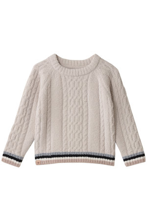 ベアフット ドリームズ/BAREFOOT DREAMSの【KIDS】コージーシック リブ ケーブル プルオーバー(200200/200201)