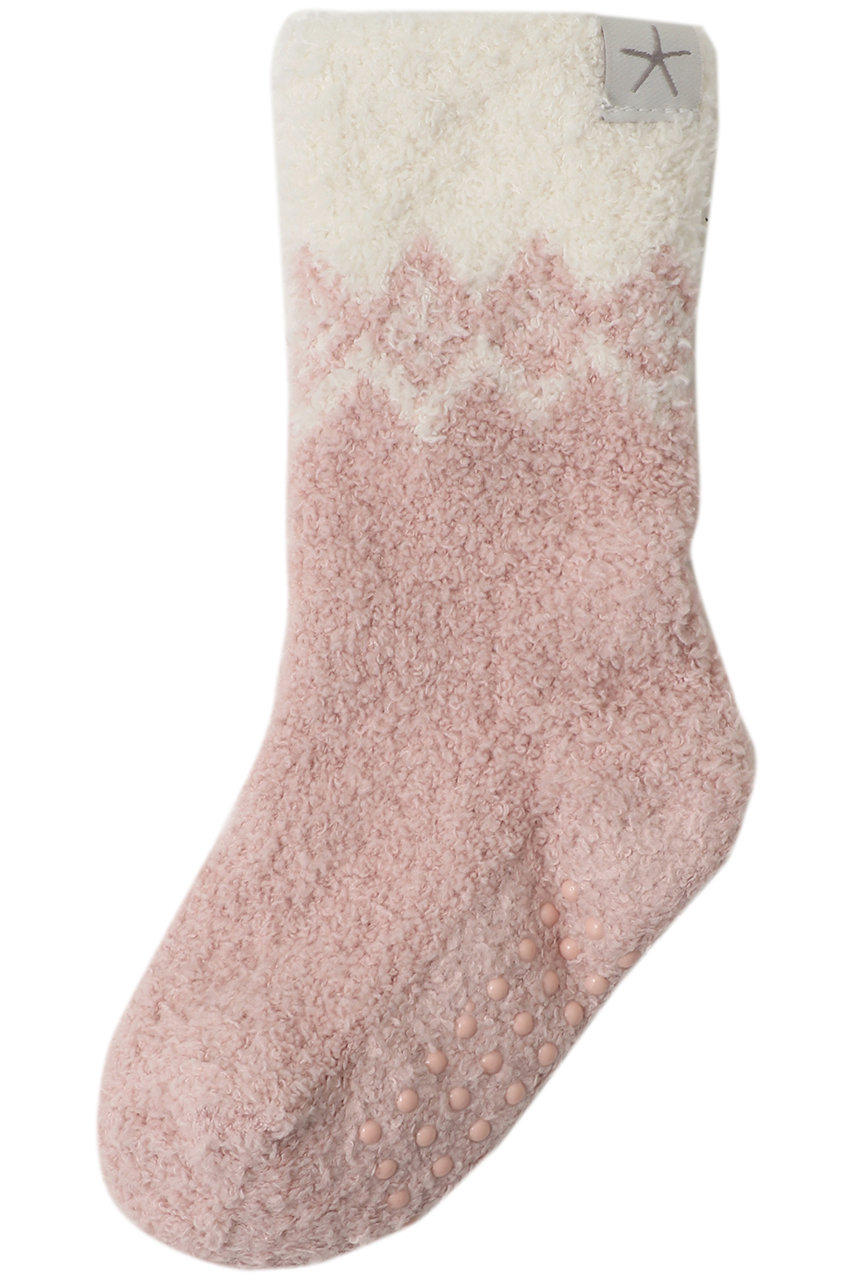 ベアフット ドリームズ/BAREFOOT DREAMSの【KIDS】コージーシック フェアアイル ソックス セット(ピンク/4241000015)