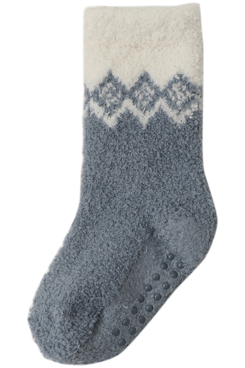 ベアフット ドリームズ/BAREFOOT DREAMSの【KIDS】コージーシック フェアアイル ソックス セット(ブルー/4241000015)