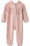【BABY】コージーシックウルトラライト フェアアイル ロンパース ベアフット ドリームズ/BAREFOOT DREAMS ピンク